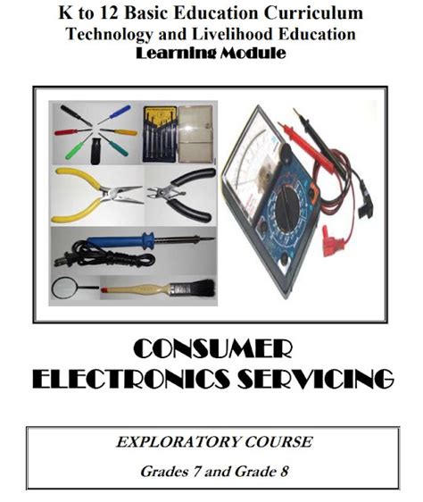 Download: K to 12 Consumer Electronics Servicing .